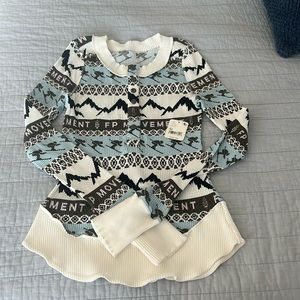 FP movement collection.  Henley style top